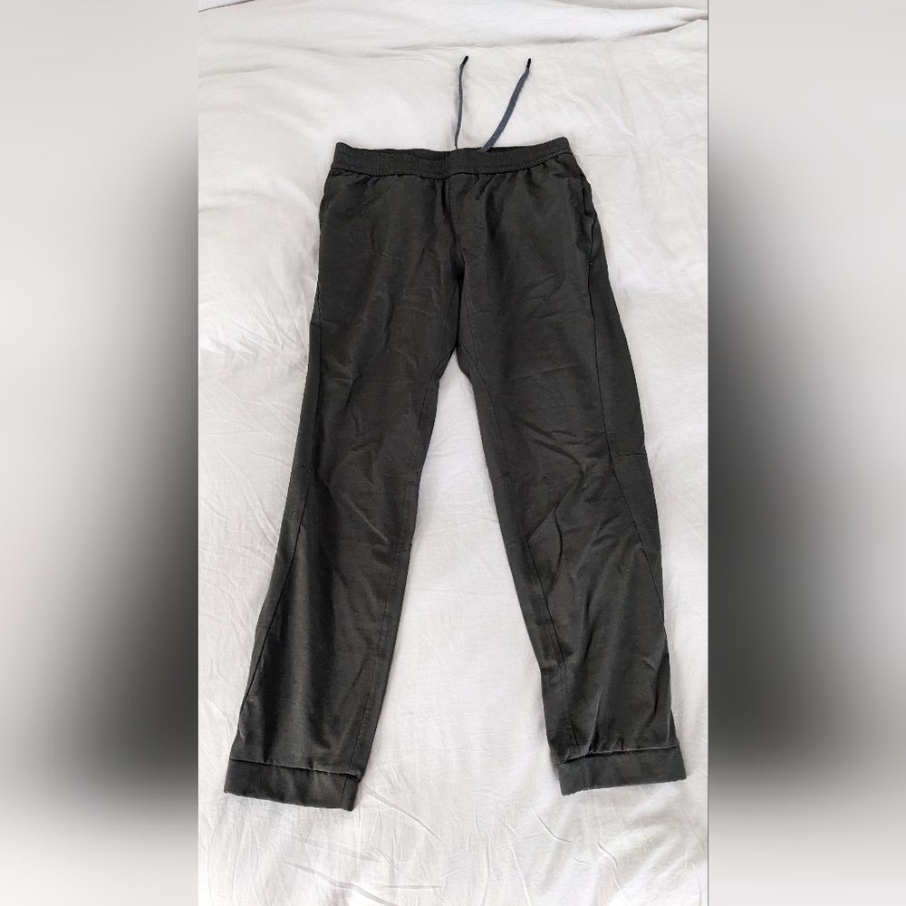 Prana Lightweight Joggers/Pants/M/Olive Green/Gray